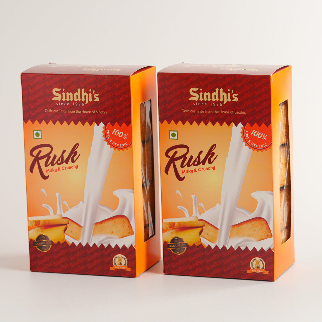 Two boxes of Sindhi's Rush on a white background