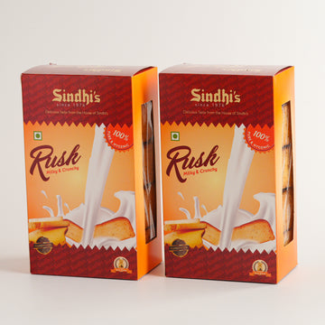 Two boxes of Sindhi's Rush on a white background